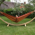 Hængekøjen er lavet i højt kvalitet, størrelse af den og farve er et must for familier og skoler.